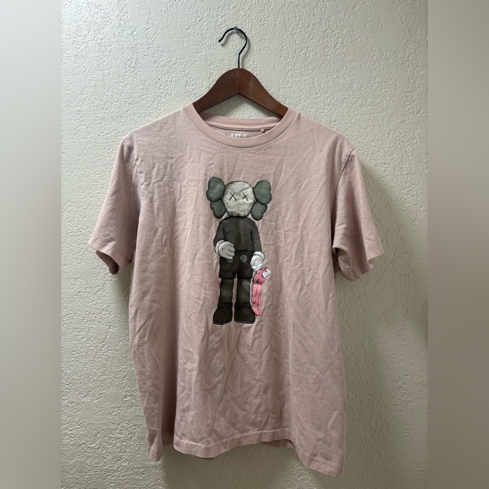 KAWS x Uniqlo Beige T-Shirt